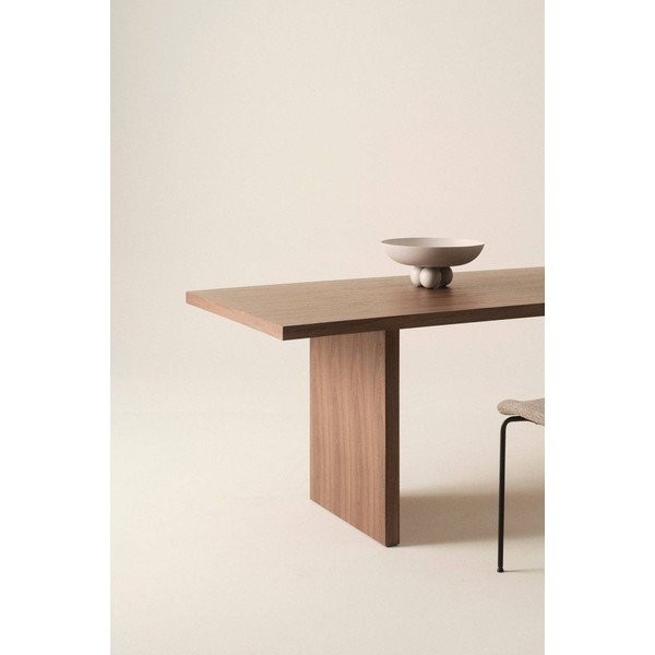 Jedilna miza v orehovem dekorju 90x210 cm Aspelund – Jotex-image-2