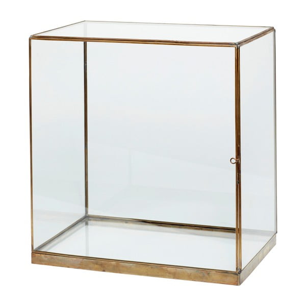 Steklena škatla za shranjevanje Hübsch Galeo, 40 x 42 cm
