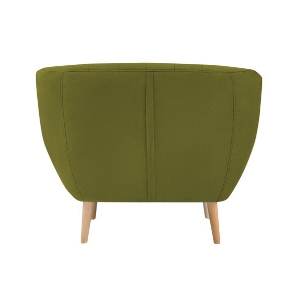Zelen žametni fotelj Mazzini Sofas Sardaigne-image-4