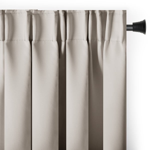 Bež zavesa za delno zatemnitev 140x245 cm Kierra – Restilo