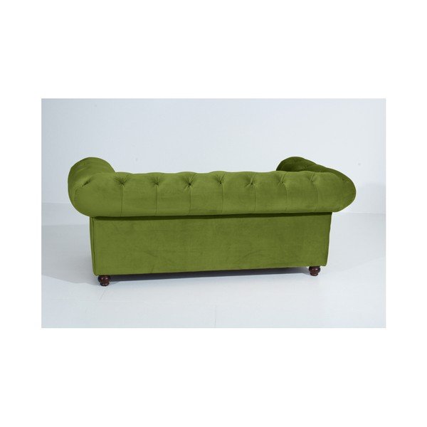 Zelen kavč Max Winzer Orleans Velvet, 196 cm-image-4