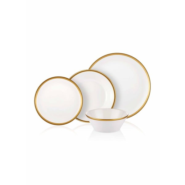 24-delni porcelanast jedilni servis Mia Halos Gold