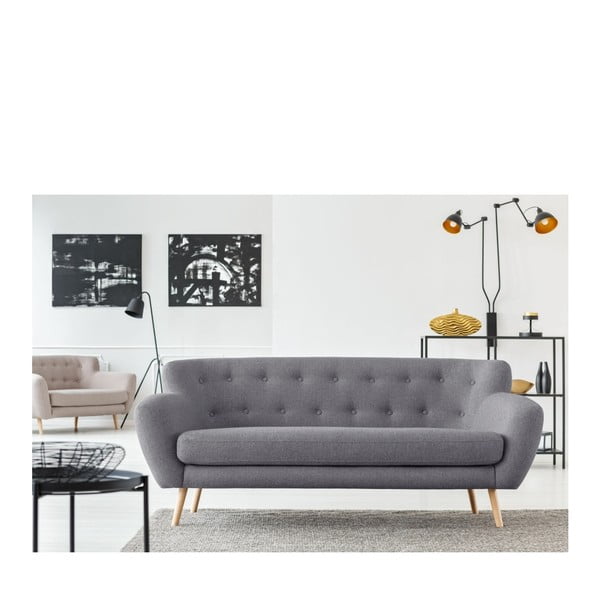 Siv kavč Cosmopolitan Design London, 192 cm-image-3