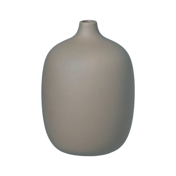 Siva vaza Blomus Ceola, višina 18,5 cm