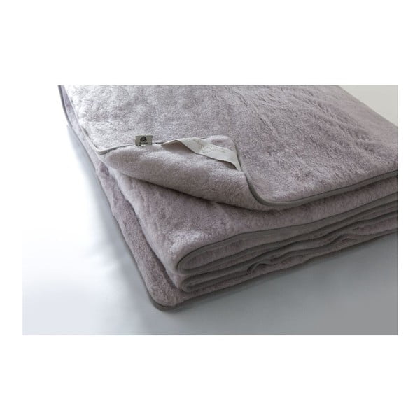 Siva odeja iz merino volne Royal Dream Quilt, 140 x 200 cm