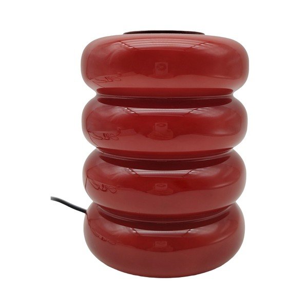 Rdeča steklena LED namizna svetilka (višina 16,5 cm) Aro – Leitmotiv