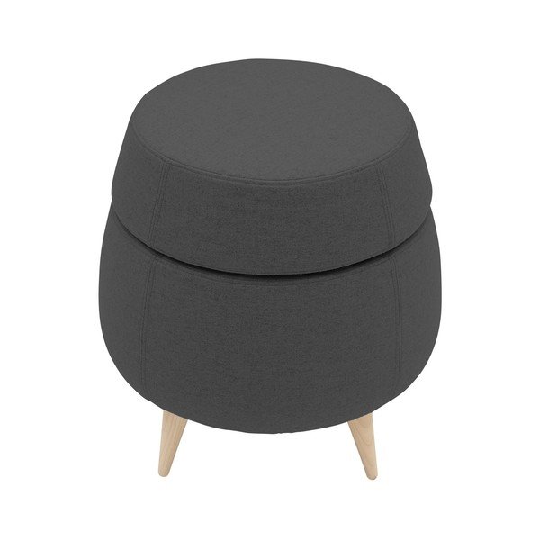 Antracitno siv puf s prostorom za shranjevanje Softline Pod-image-2