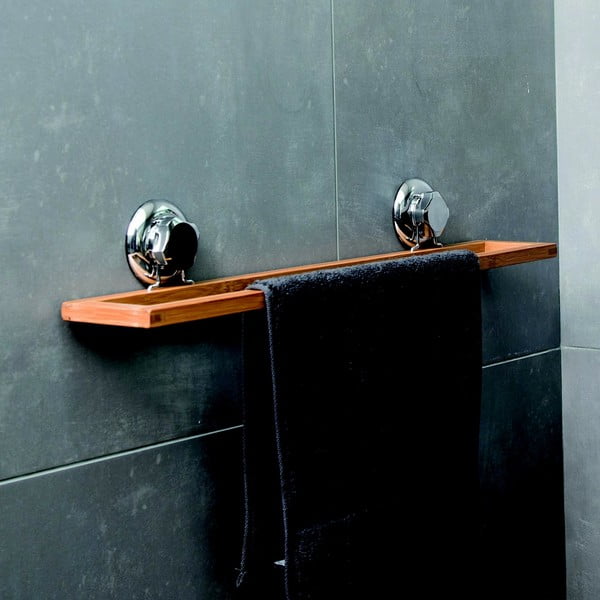 Bambusovo stensko držalo za brisače Compactor Spa-image-1