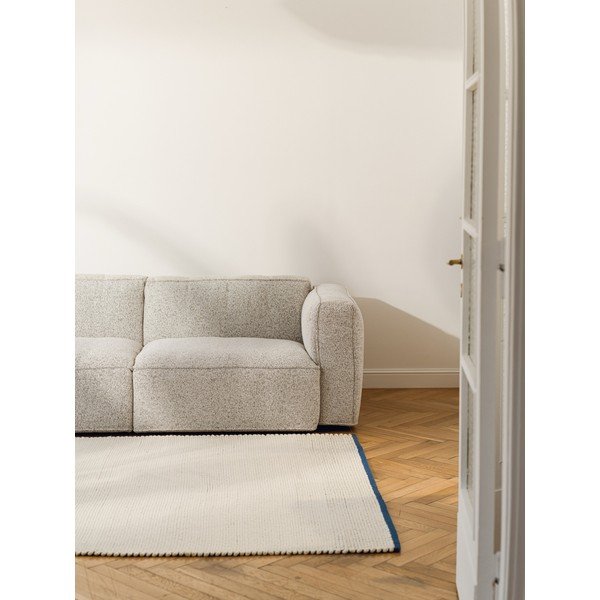 Modra/bež ročno tkana volnena preproga 170x240 cm Lenu – noo.ma-image-2