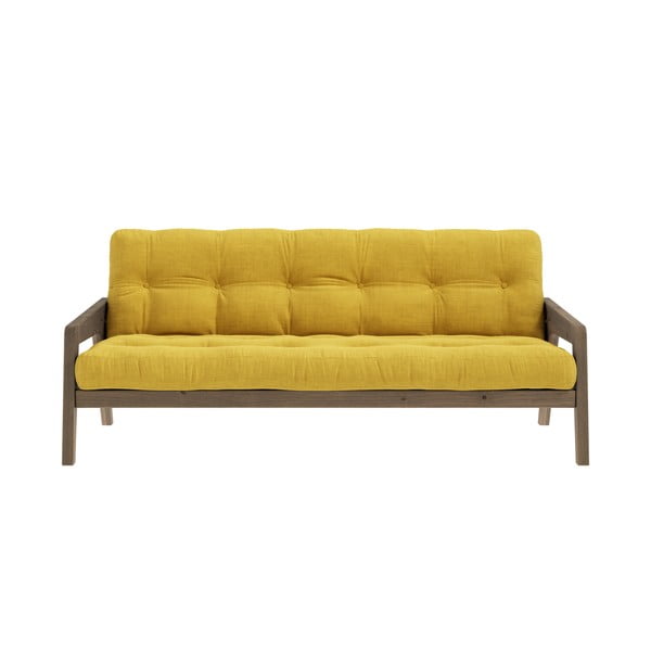Rumen žameten raztegljiv kavč 204 cm Grab - Karup Design