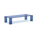 Modra steklena mizica 60x140 cm Adularia – Kave Home