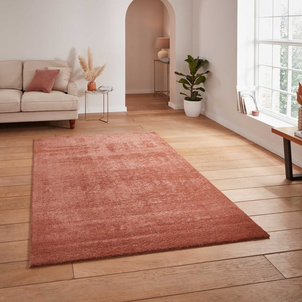 Opečnato oranžna pralna preproga 60x115 cm Cove – Think Rugs-image-1