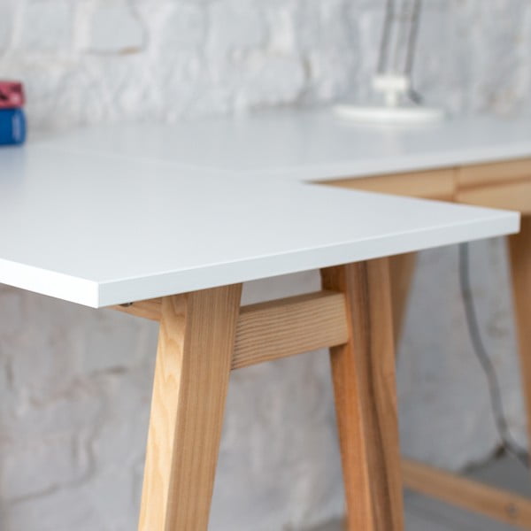Pisalna miza z belo ploščo 85x115 cm Luka - Ragaba-image-2