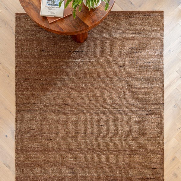 Obojestranska ročno tkana preproga iz mešanice volne v barvi terakote 120x170 cm Birkdale Rust – Asiatic Carpets-image-1