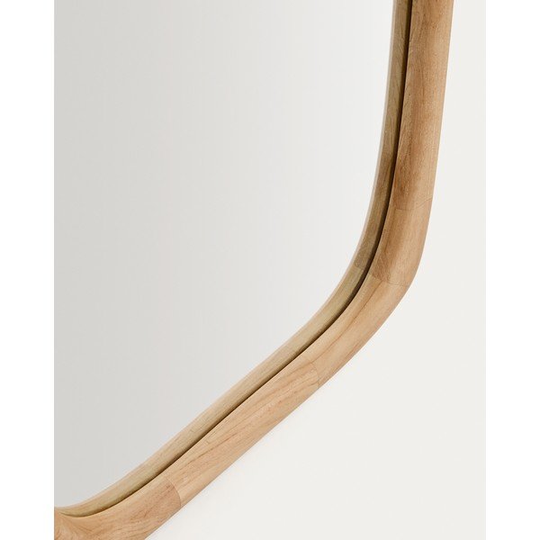 Stensko ogledalo z lesenim okvirjem 61x158 cm Alura – Kave Home-image-4