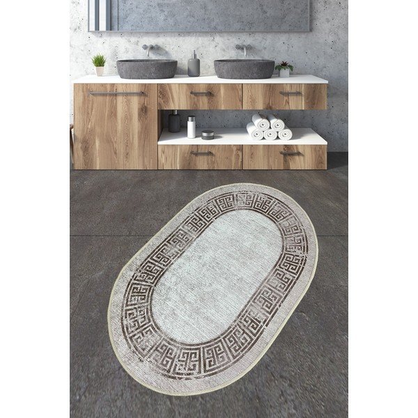 Svetlo rjava kopalniška preproga 70x120 cm Arturo – Foutastic-image-1