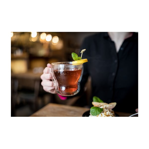 Steklene skodelice za kapučino z dvojno steno v kompletu 2 ks 370 ml Bolla – Vialli Design-image-2