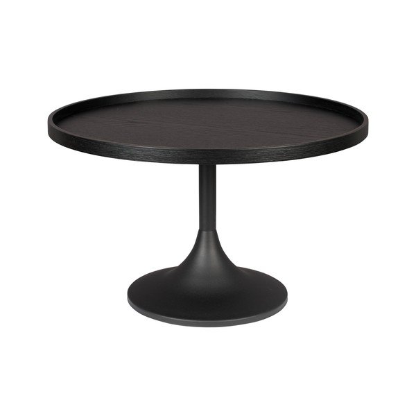 Črna okrogla klubska mizica ø 69 cm Jason – Zuiver