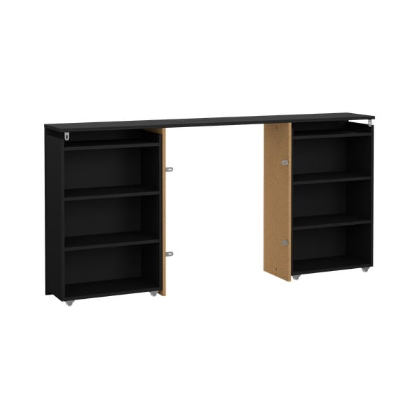 Črno vzglavje 165x80 cm Naia – Tvilum