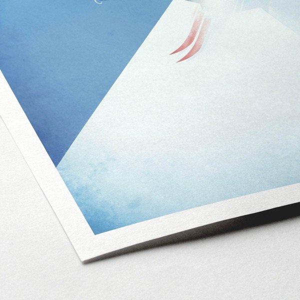 Plakat Travelposter Ski Francija, A3-image-2