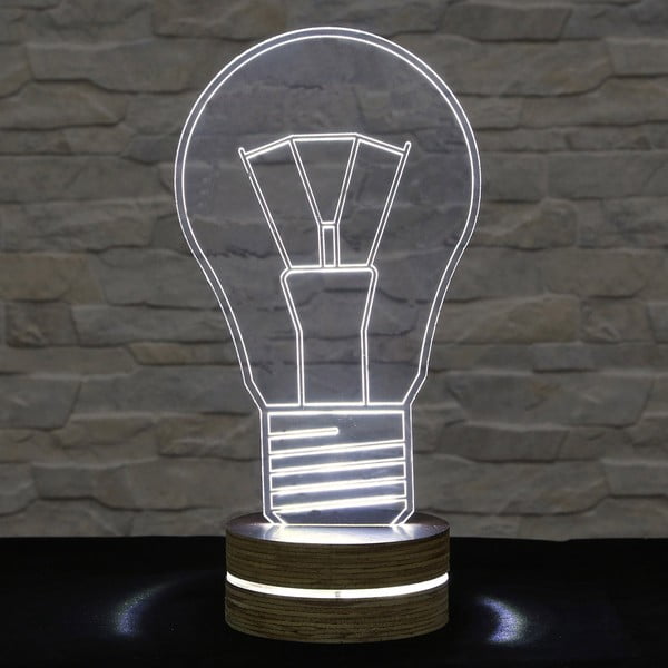 3D žarnica namizne svetilke