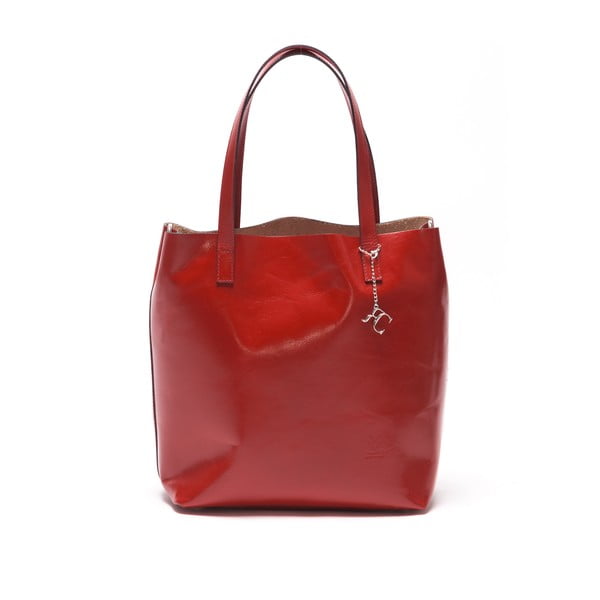 Rdeča usnjena torbica Renata Corsi 3001