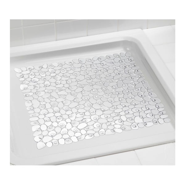 Prozorna protizdrsna kopalniška preproga Wenko Paradise, 54 x 54 cm-image-1