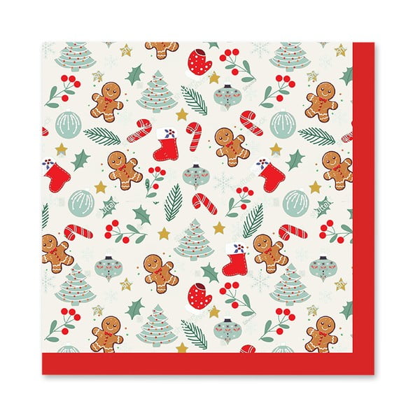 Prtički v kompletu 20 ks 33x33 cm Cookie – Homéa