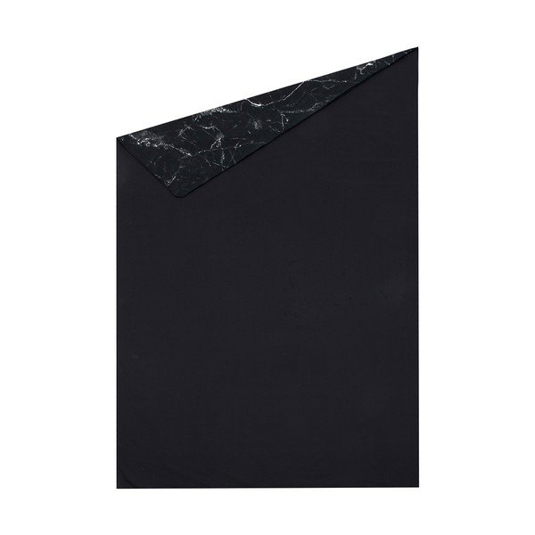 Črna bombažna posteljnina Westwing Collection, 150 x 220 cm-image-2