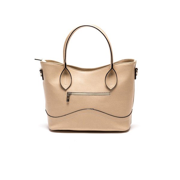 Usnjena torbica Anna Luchini 08 Beige-image-1