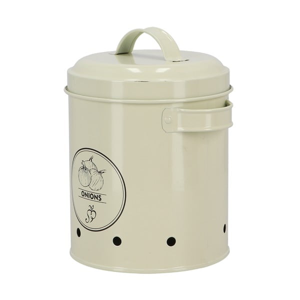 Jeklena posoda za shranjevanje za čebulo in česen – Esschert Design-image-3