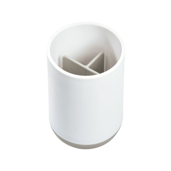 Bela skodelica za zobno ščetko iDesign Cade-image-1