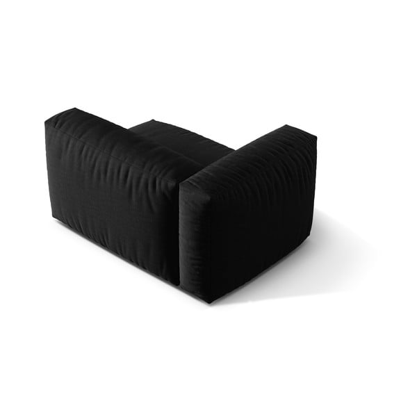 Črn modul za sedežno garnituro (levi kot) Martina – Micadoni Home-image-3