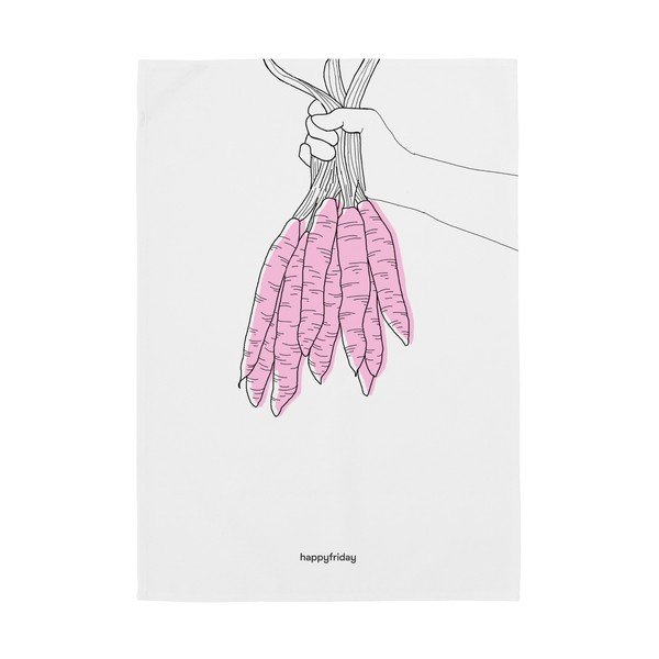 Bombažne kuhinjske krpe v kompletu 2 ks 50x70 cm Carrots – Happy Friday-image-2