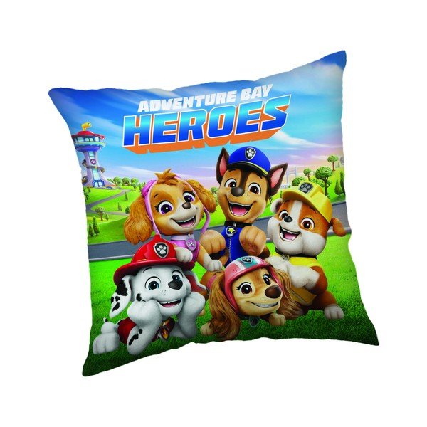 Otroška blazina iz mikropliša 40x40 cm Tlapková patrola Heroes – Jerry Fabrics