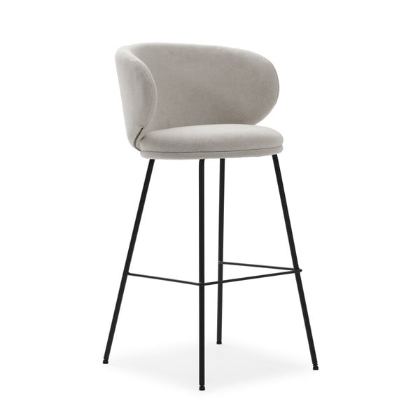 Bež barski stoli v kompletu 2 ks (višina sedeža 65 cm) Rush – Marckeric