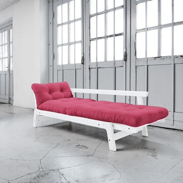 Raztegljiv kavč Karup Step White/Magenta-image-2