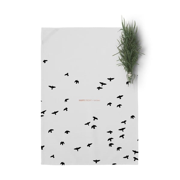 Komplet 2 kuhinjskih krp Happy Friday Basic Delicate iz bombaža, 70 x 50 cm-image-2