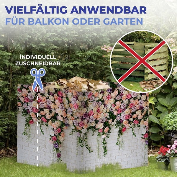 Balkonska zaščitna ponjava 500x85 cm Roses - Maximex-image-1