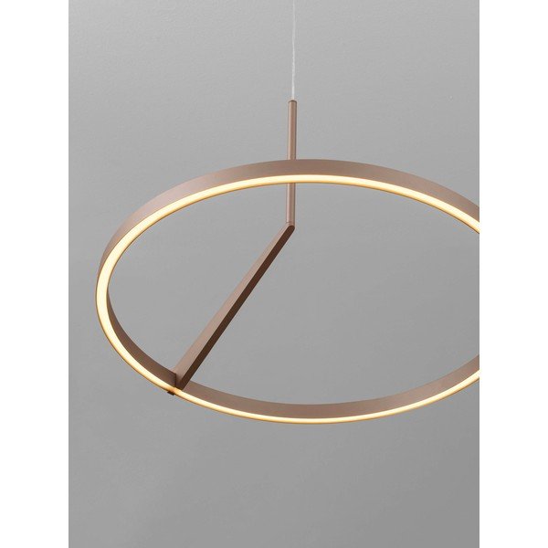 Aluminijasta LED zatemnitvena viseča svetilka v rožnato zlati ø 60 cm Tilia – Nova Luce-image-2