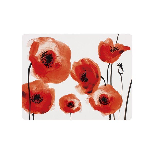 Komplet 4 podstavkov Ladelle Wild Poppies-image-1