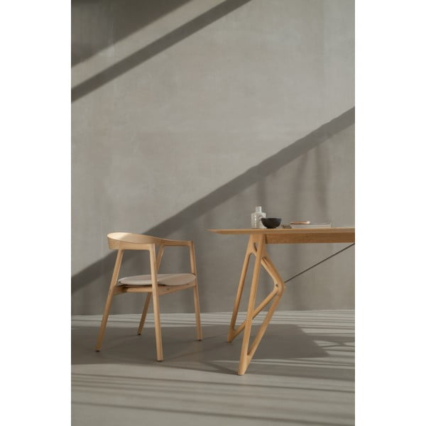 Jedilna miza s hrastovo ploščo 240x90 cm Tink - Gazzda-image-3