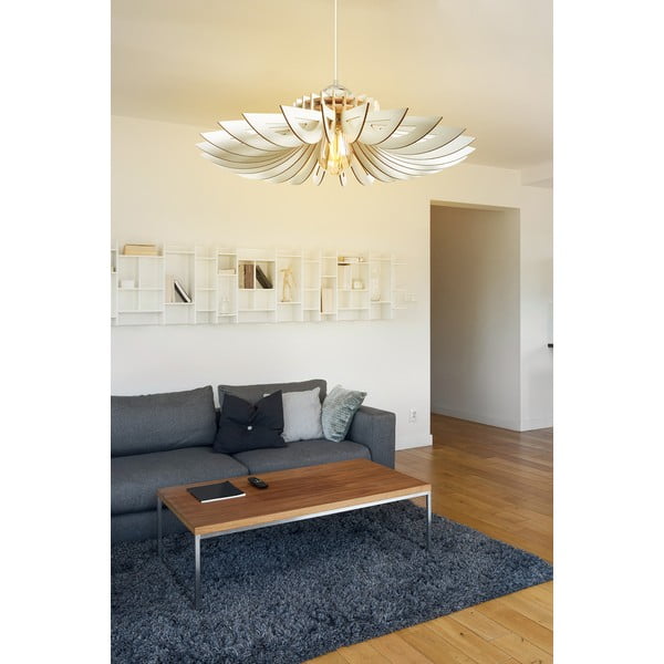 Bela viseča svetilka ø 68 cm – Opviq lights-image-2