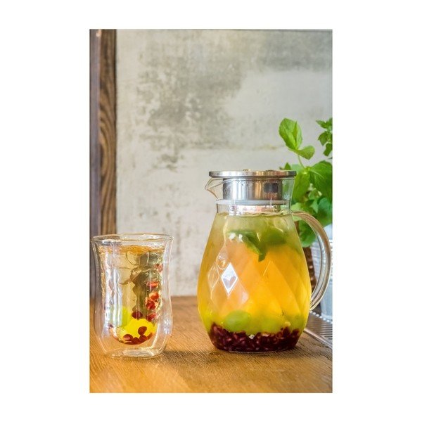 Komplet 6 dvojnih kozarcev in vrč Vialli Design Peter-image-3