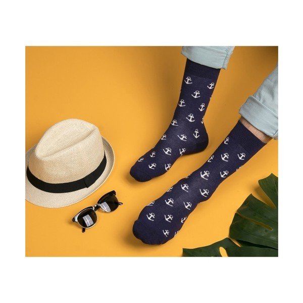 Komplet 5 parov nogavic Funky Steps Anchor, velikost 39 - 45-image-2