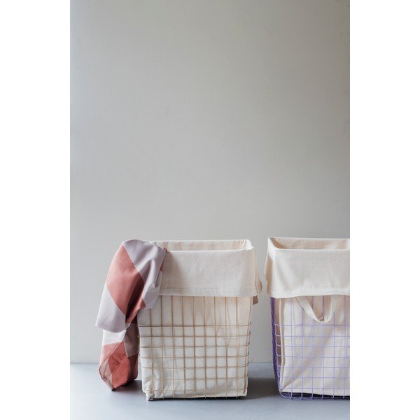 Vijoličen kovinski/tekstilni koš za perilo 64 l Store-It – Mette Ditmer Denmark-image-3