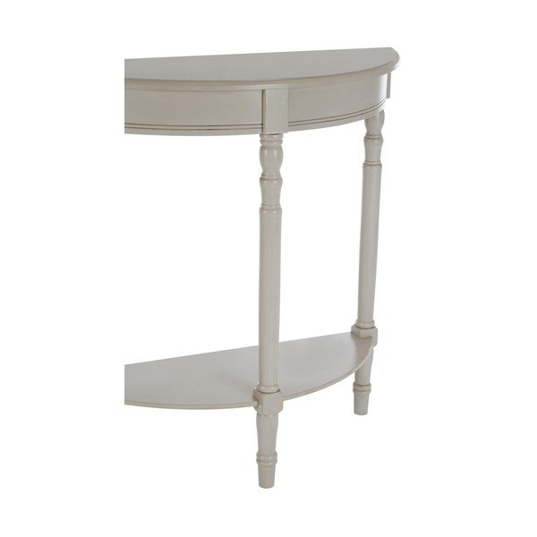 Siva stranska mizica iz masivnega bora 30x80 cm Heritage – Premier Housewares-image-3
