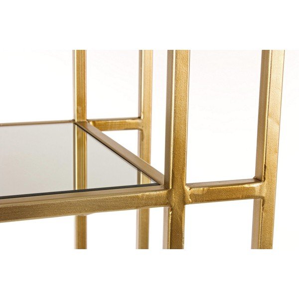Jeklen regal v zlati barvi 68x172,5x28 cm Elenor – Bizzotto-image-4