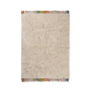 Kremno bela ročno tkana pralna bombažna otroška preproga 170x240 cm Stardust – Lorena Canals