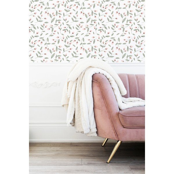 Otroška tapeta iz netkanega tekstila 10 m x 50 cm Flower Buds – Lilipinso-image-3